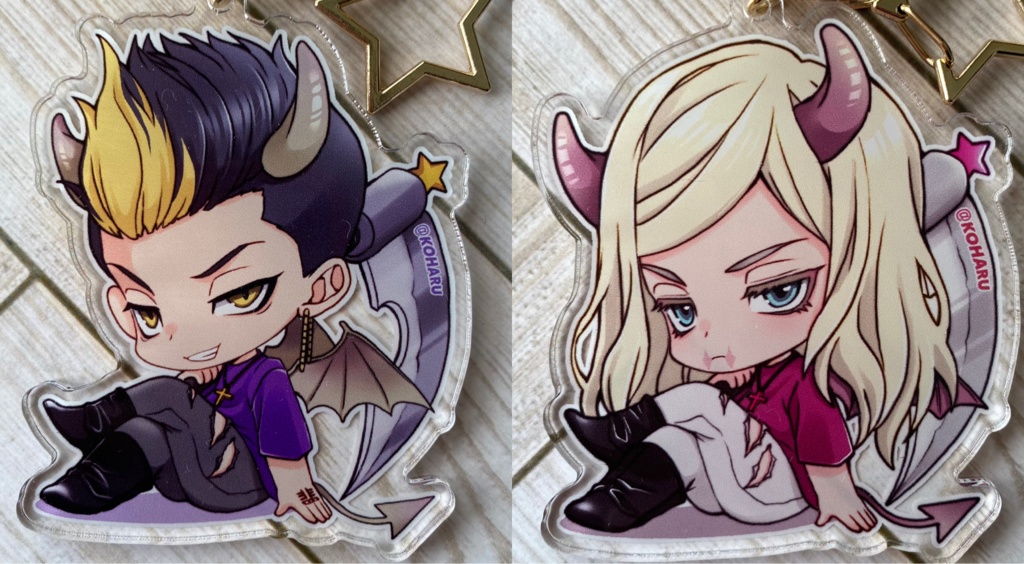 卍な小悪魔アクリルキーホルダー②