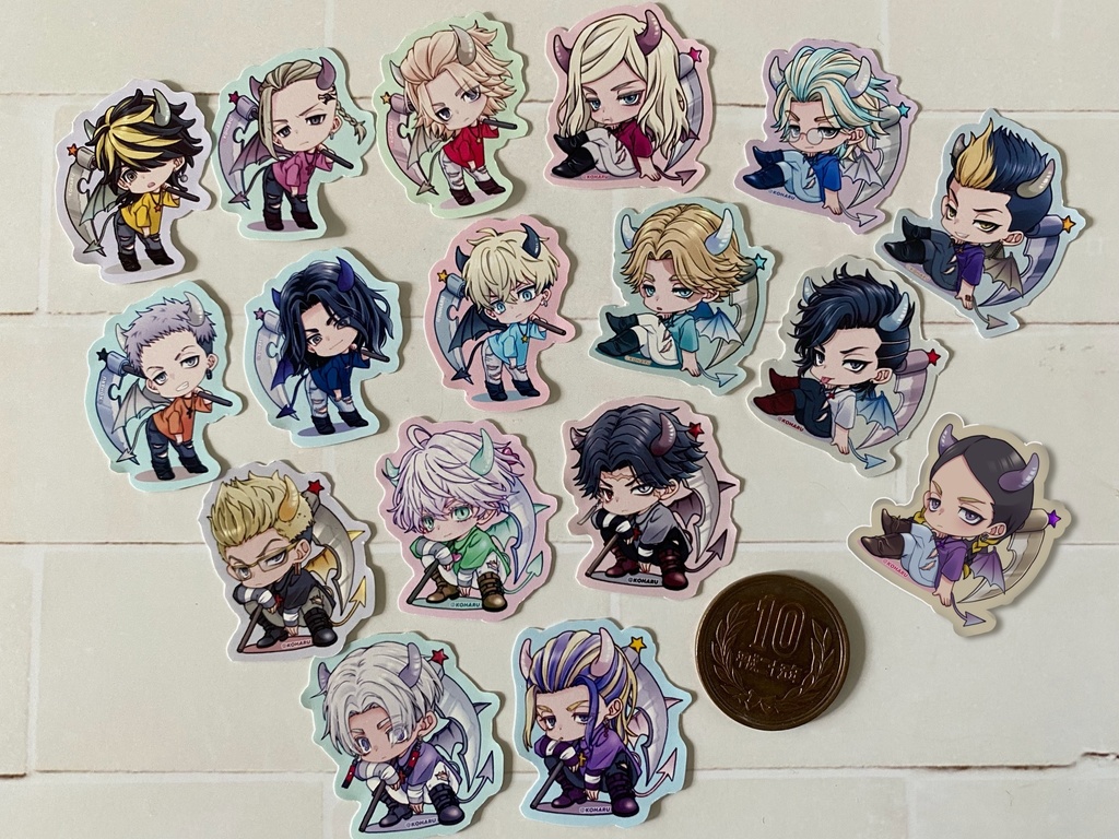 卍小悪魔ちっちゃいシール全部入り