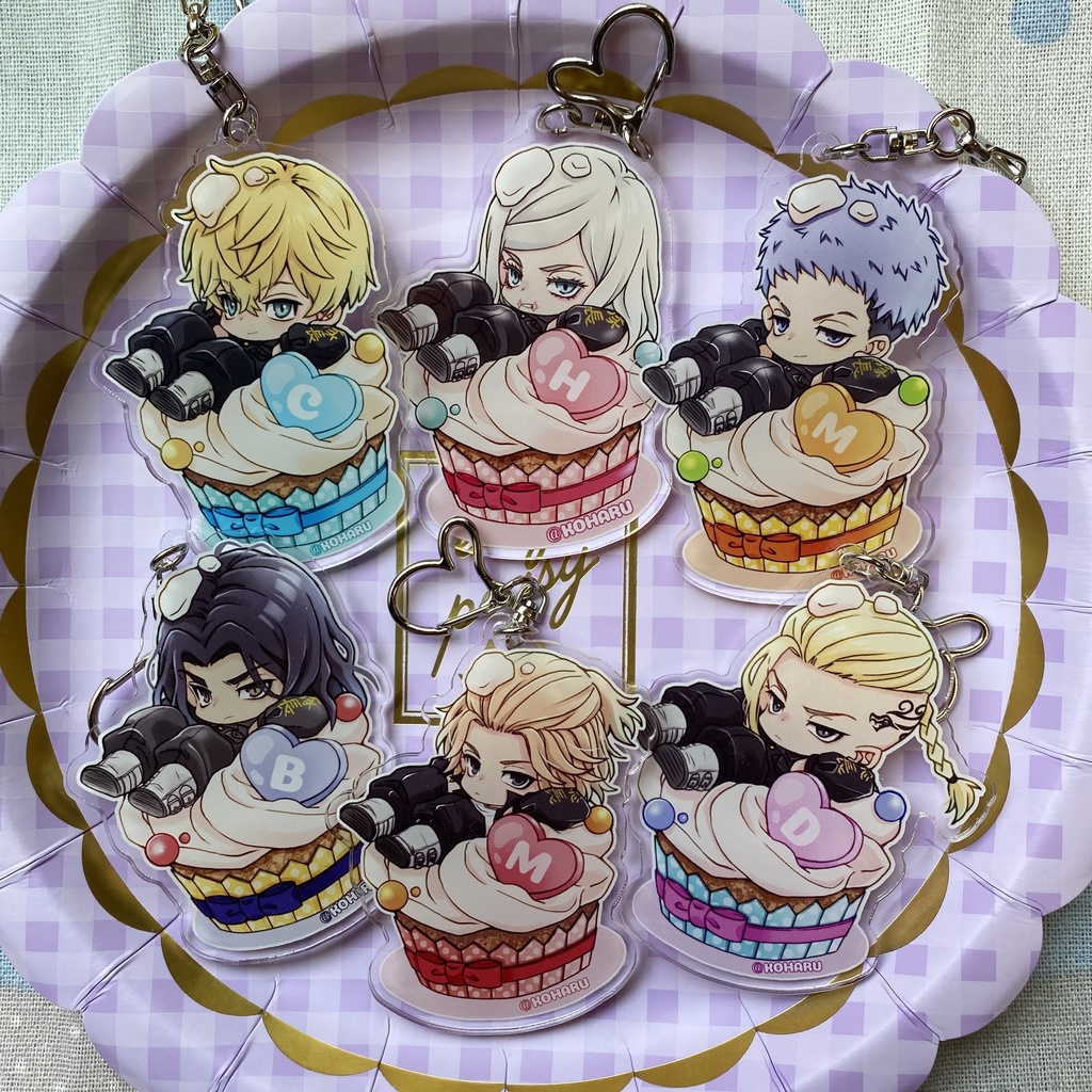 卍埋もれcakeアクリルキーホルダー