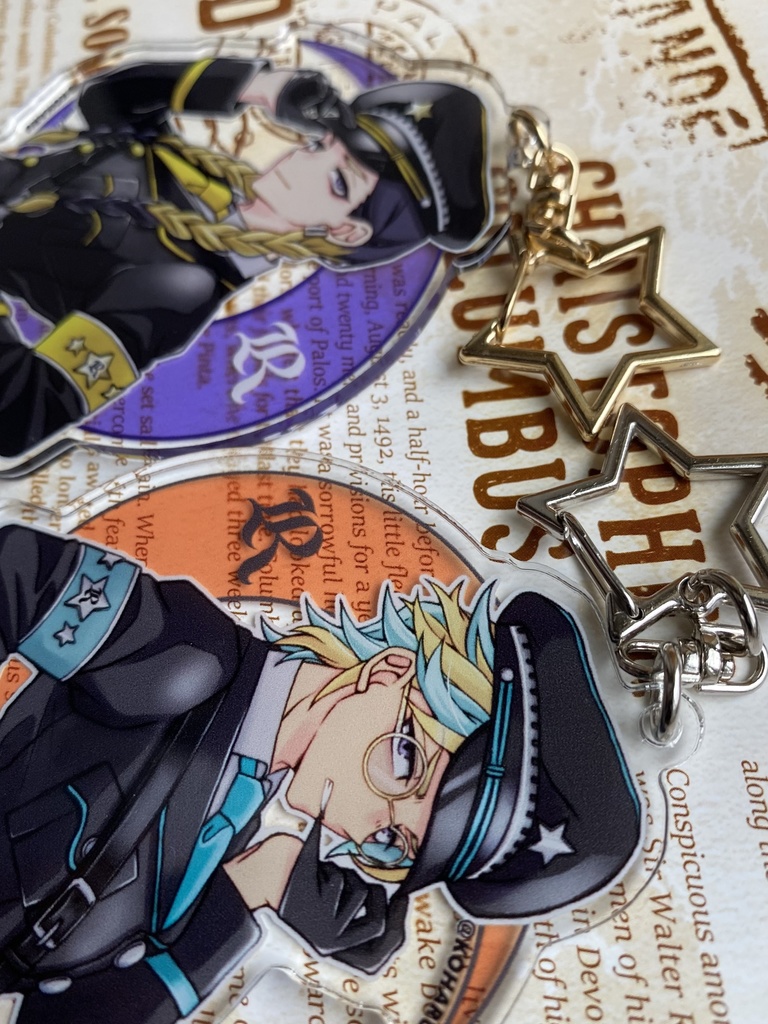 灰谷兄弟のアクキー💜🧡