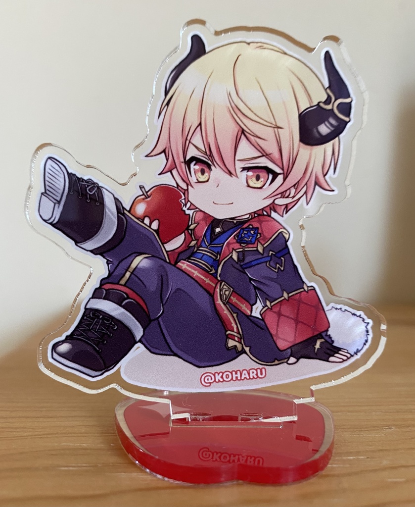 (非公式)東雲姉弟と天馬兄妹の🍎なアクスタ