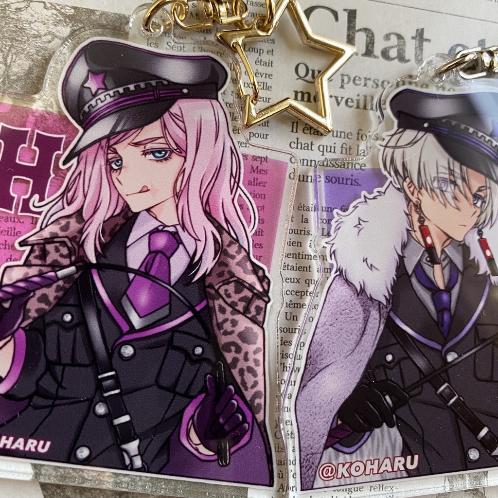 春千夜とイザナのアクキー💖💜