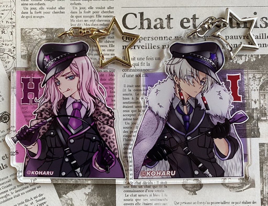 春千夜とイザナのアクキー💖💜