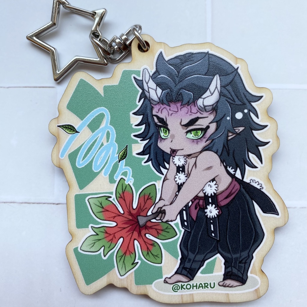 👹肆と伍のキーホルダー