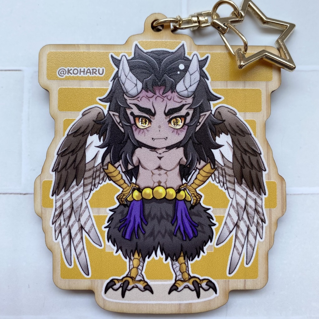 👹肆と伍のキーホルダー