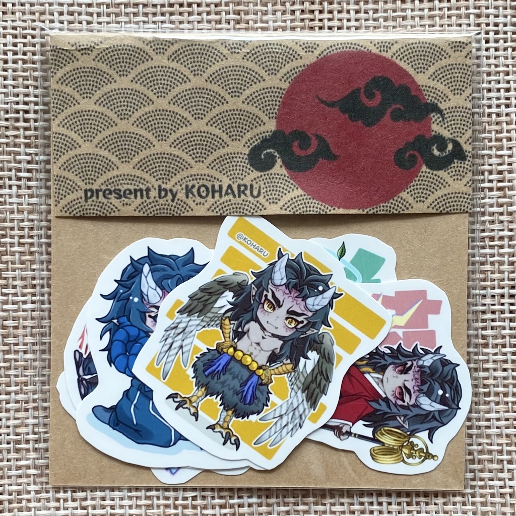 肆と伍のシール