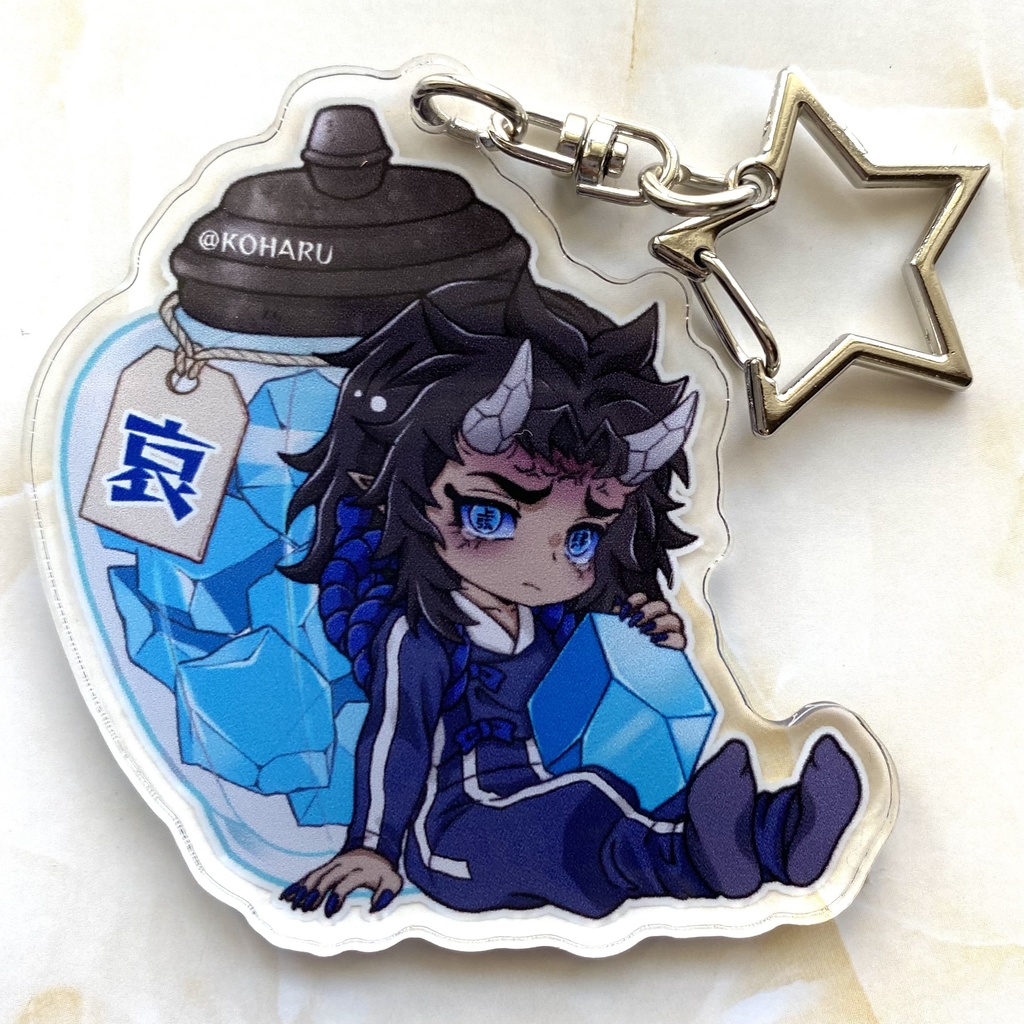 喜怒哀楽と琥珀糖アクキー