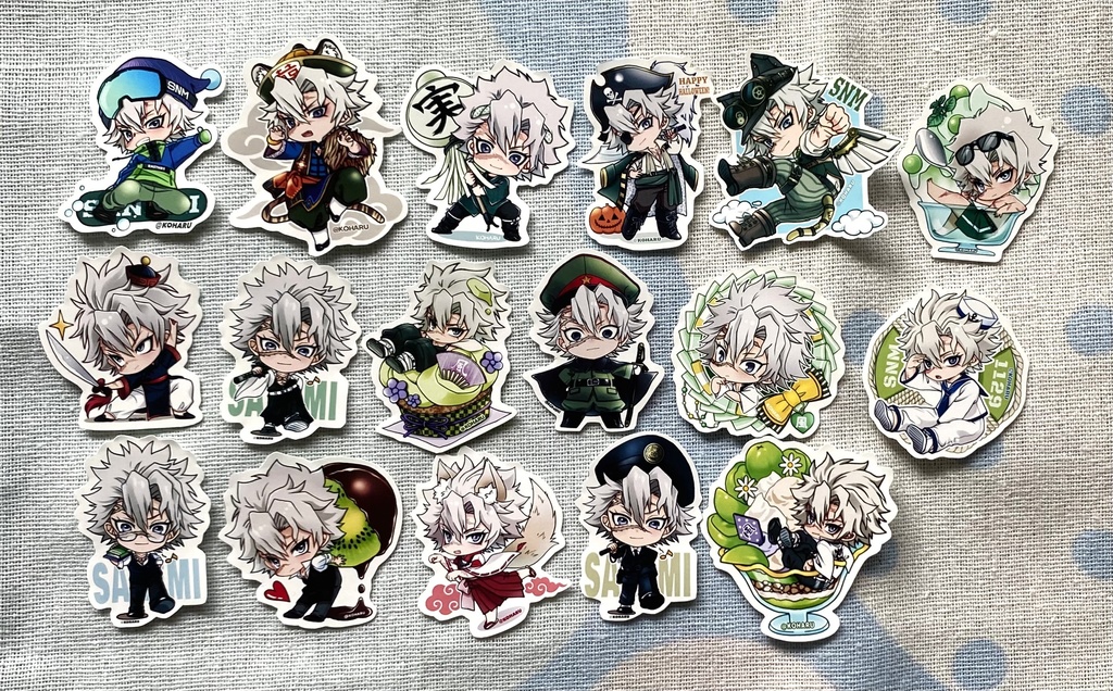 ぜんぶ実弥さん!フレークシール