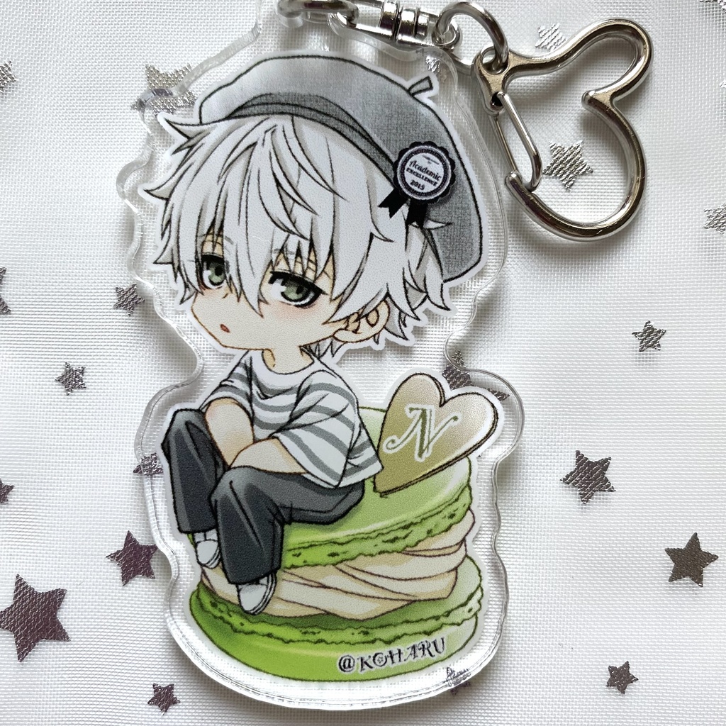 ブルロ⚽️まかろんアクリルキーホルダー