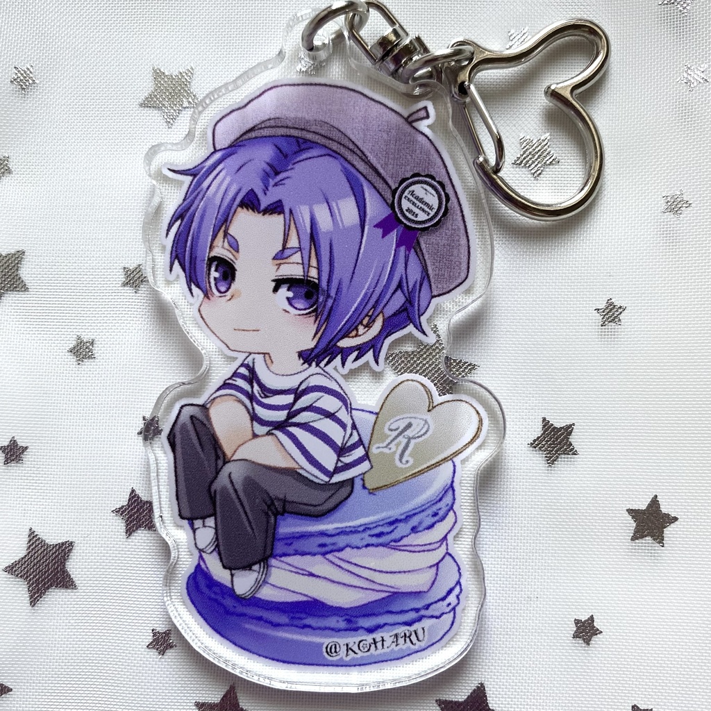 ブルロ⚽️まかろんアクリルキーホルダー