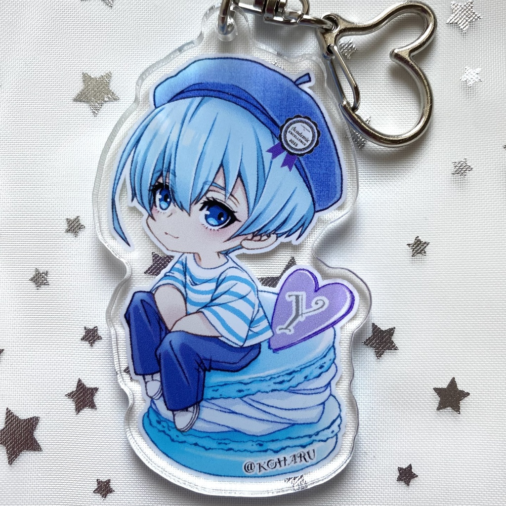 ブルロ⚽️まかろんアクリルキーホルダー