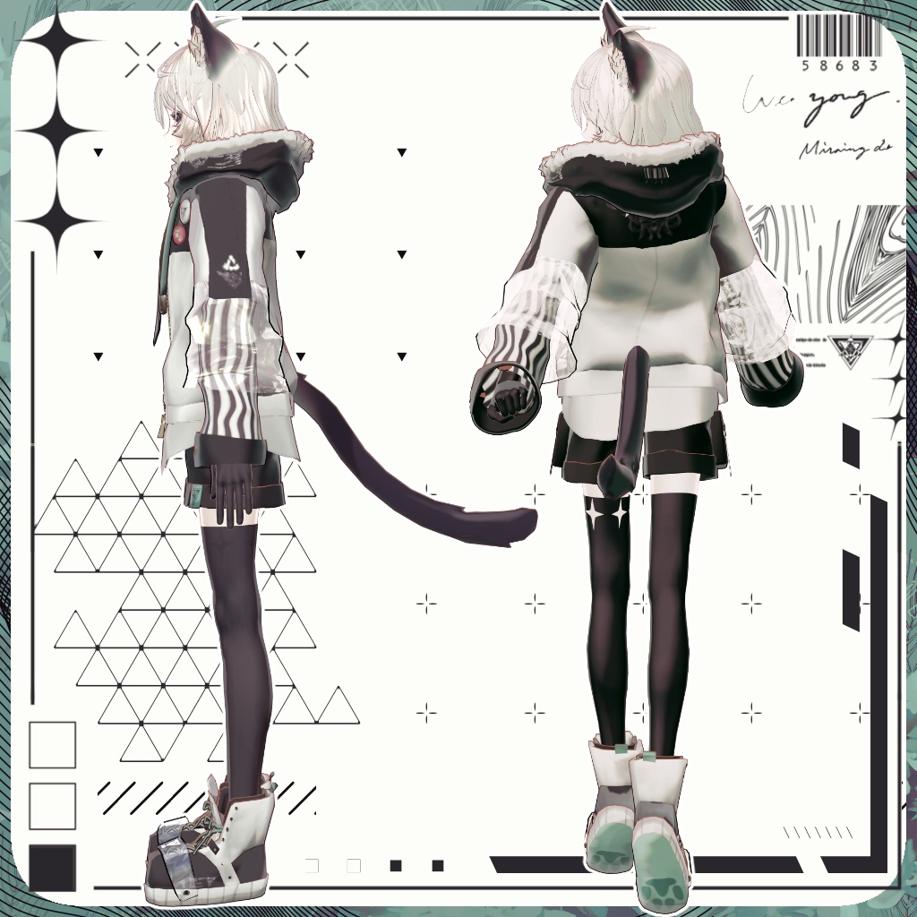 オリジナル3Dモデル『ニール』✨リメイク版発売記念セール中