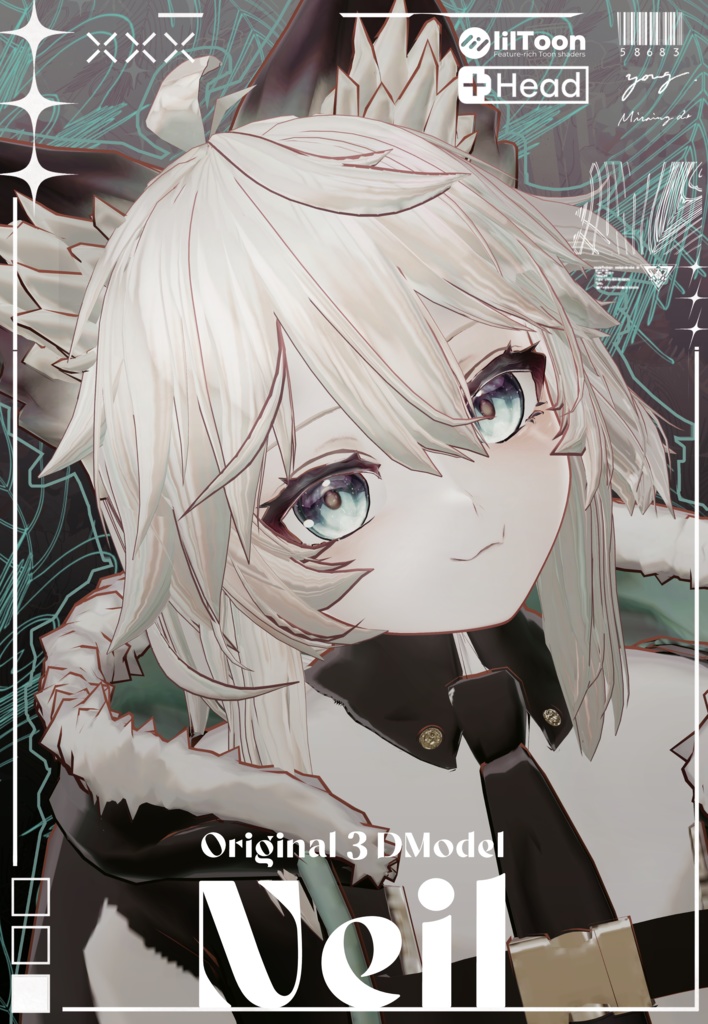 オリジナル3Dモデル『ニール』✨リメイク版発売記念セール中