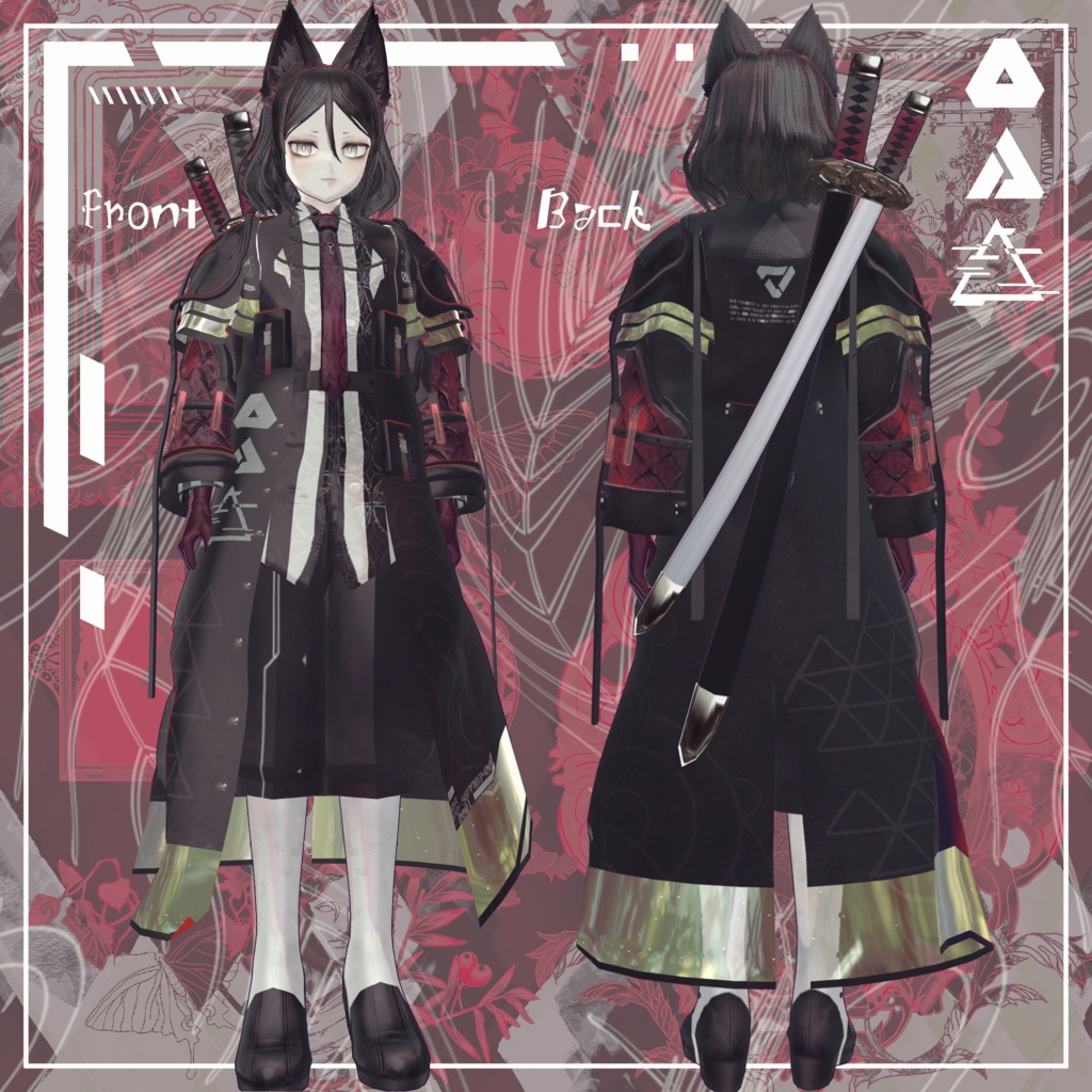 オリジナル3Dモデル『ノアール/Noir』