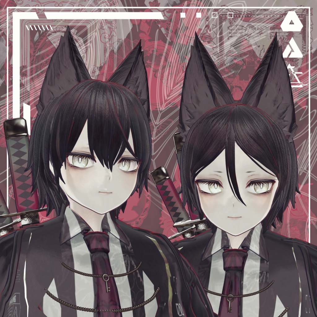 オリジナル3Dモデル『ノアール/Noir』