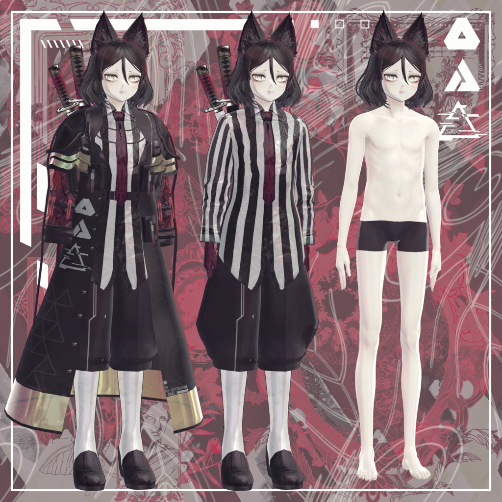 オリジナル3Dモデル『ノアール/Noir』