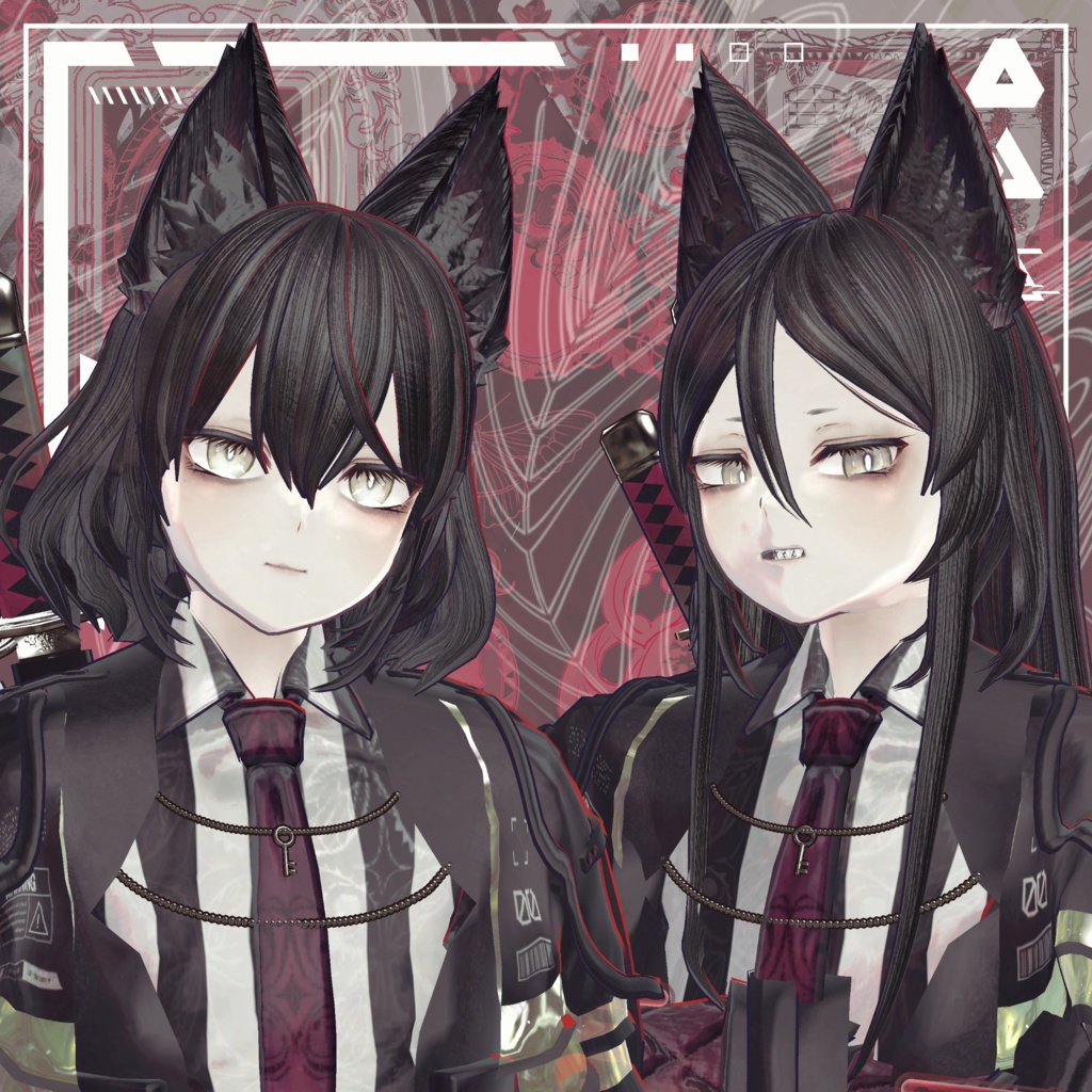 オリジナル3Dモデル『ノアール/Noir』