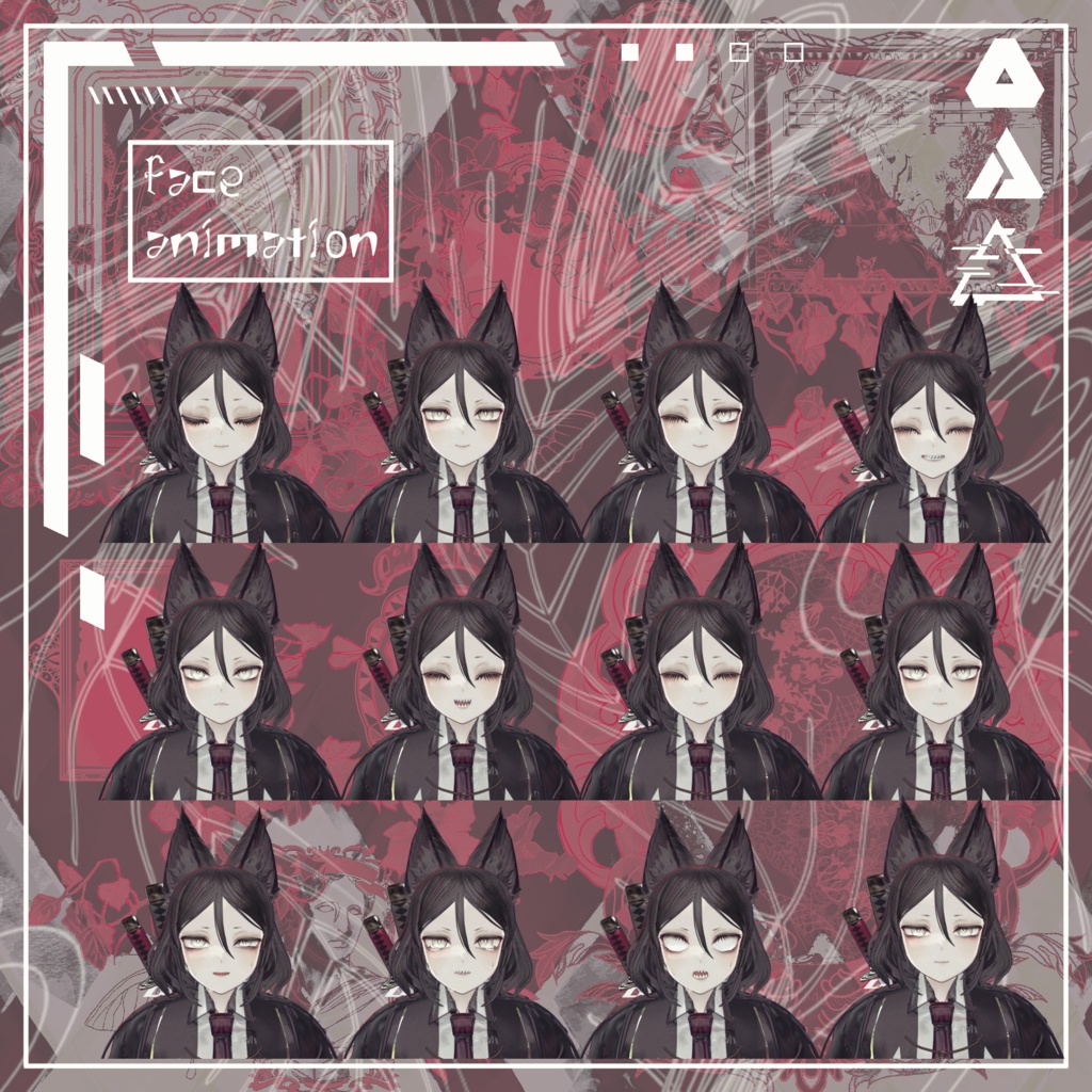 オリジナル3Dモデル『ノアール/Noir』