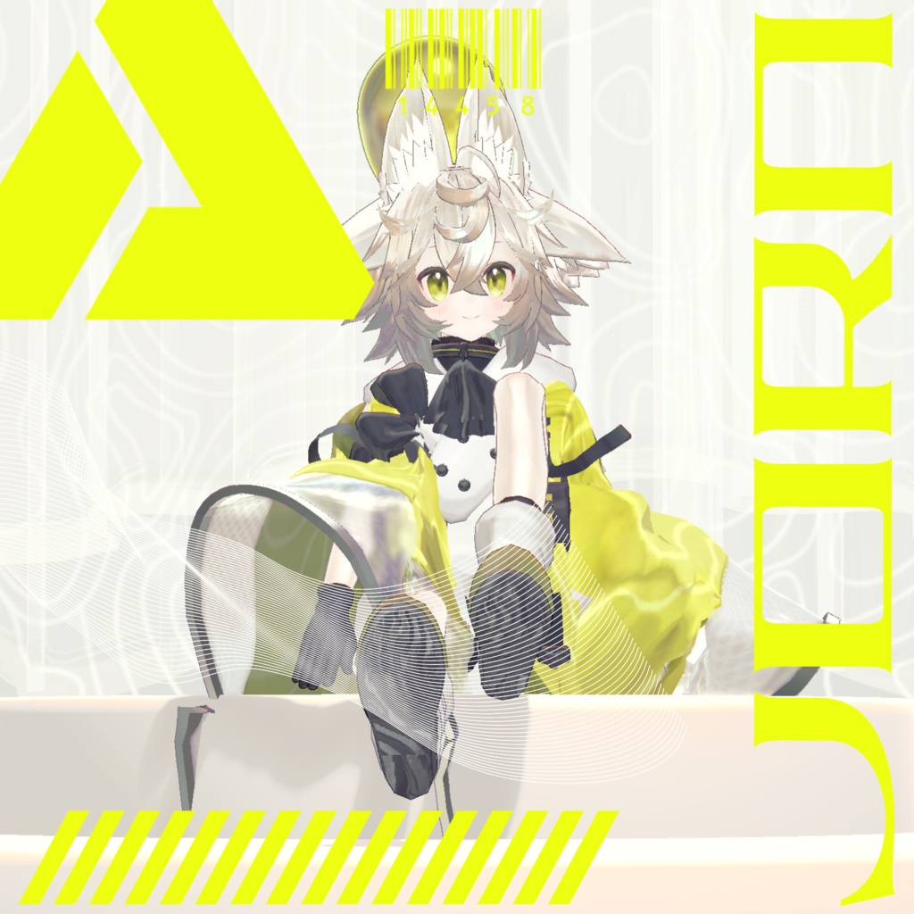 オリジナル3Dモデル『四つ耳のヨルン』