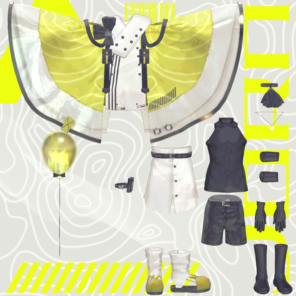 オリジナル3Dモデル『四つ耳のヨルン』