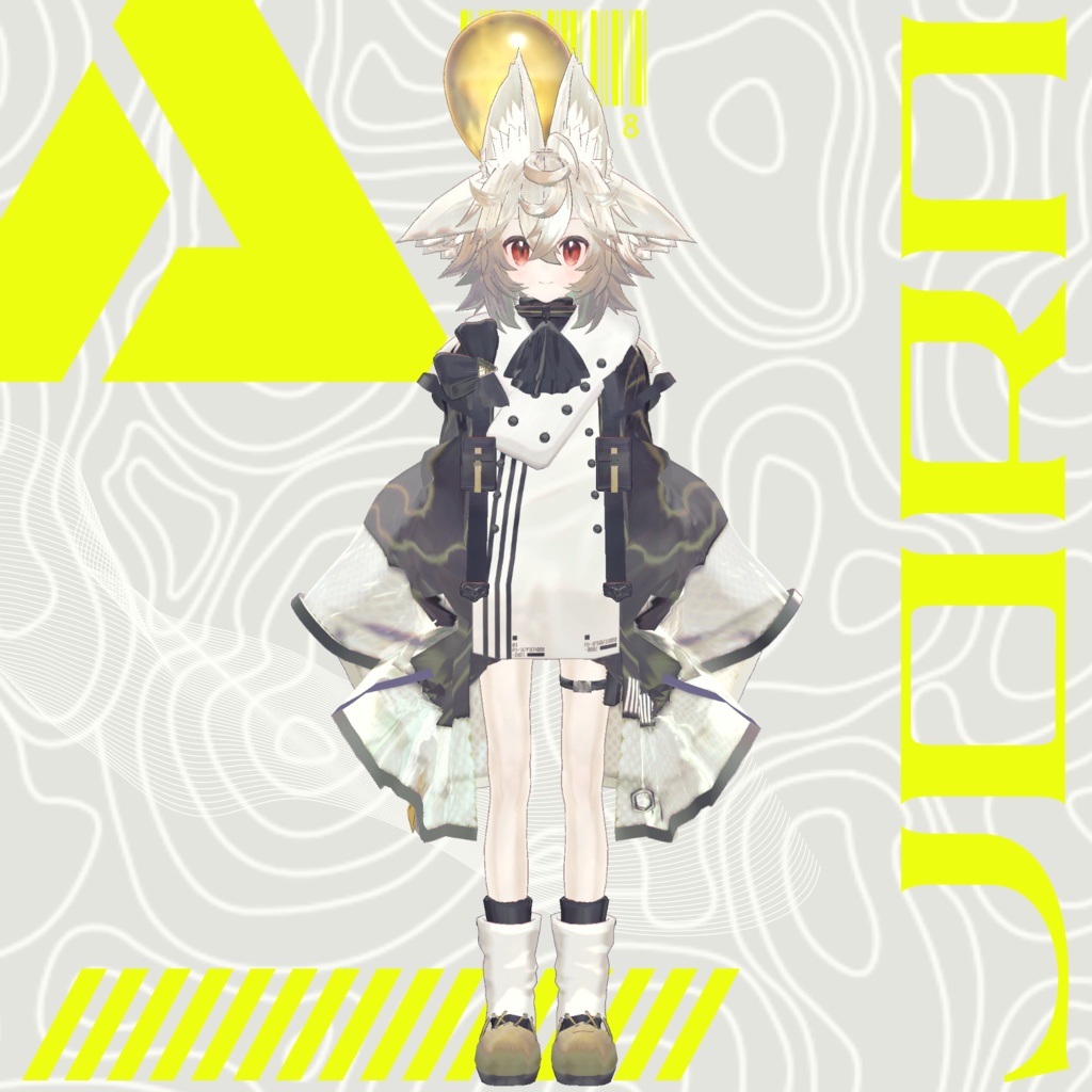 オリジナル3Dモデル『四つ耳のヨルン』