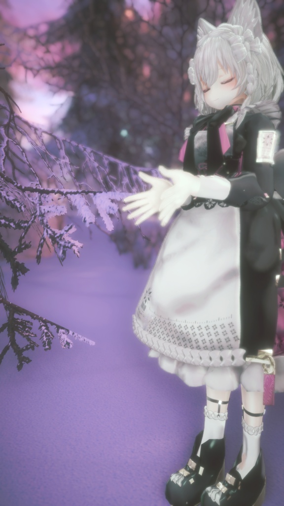 『シベリアメイドのサミーチカ』🎀オリジナル3Dモデル