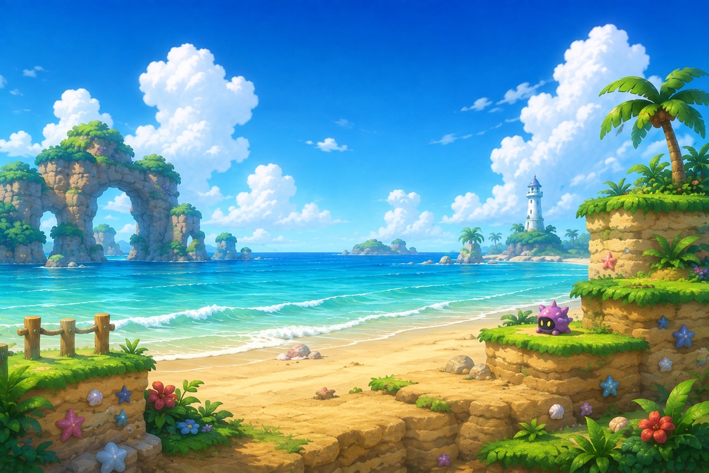 【ゲームBGM】初夏を彩るトロピカルビーチ【ビーチ・砂浜・夏の始まり】