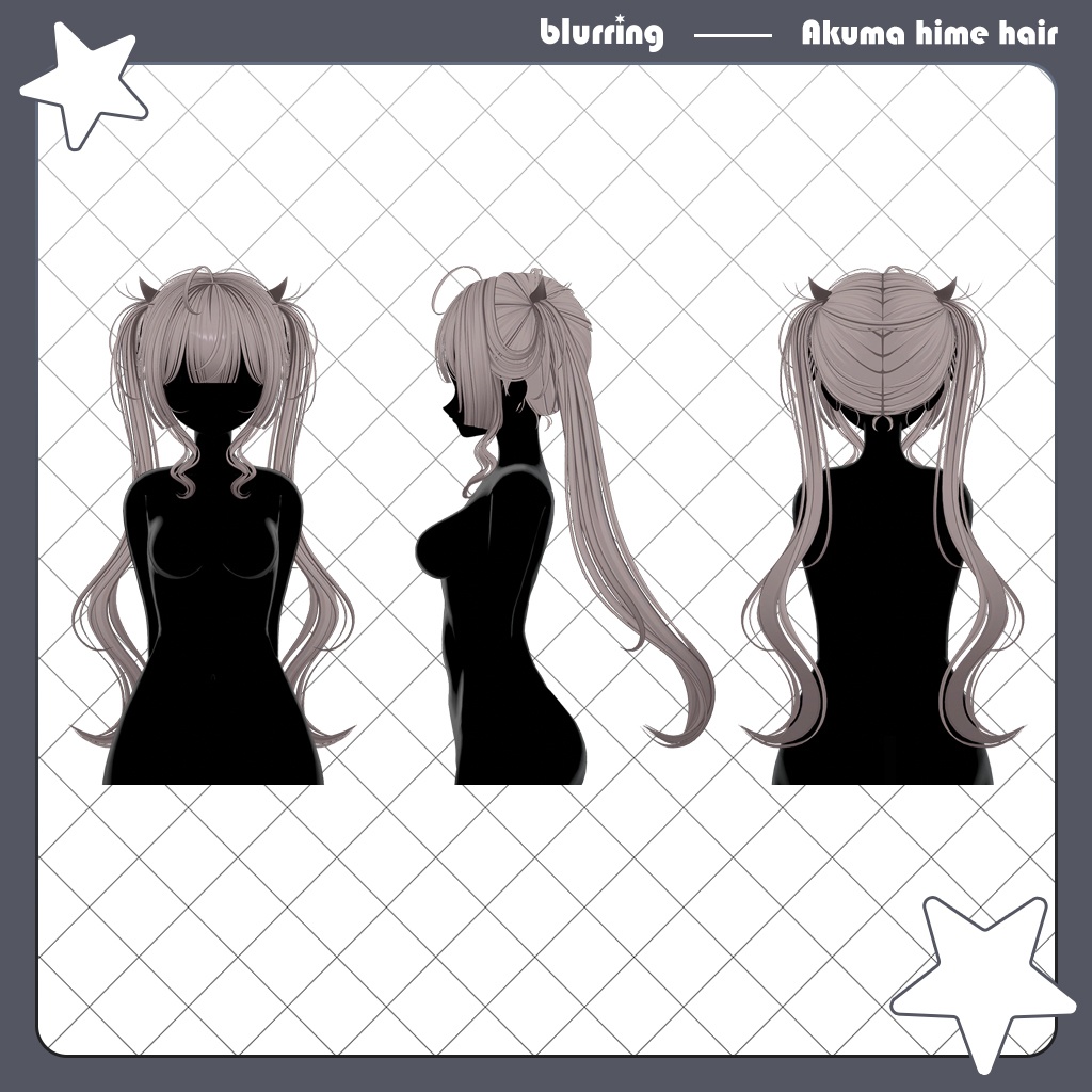 ✦ Akuma Hime Hair ✦