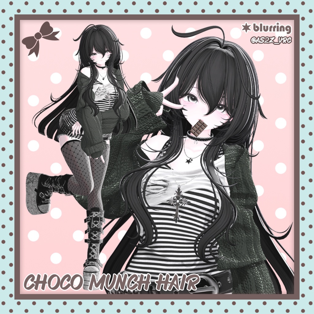 「VRC Hair」 CHOCO MUNCH 🍫₊˚⊹♡