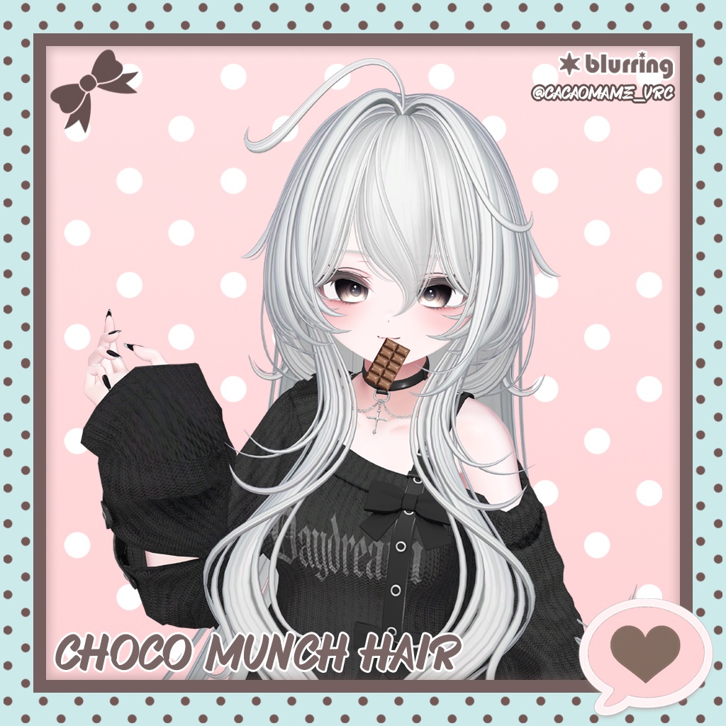 「VRC Hair」 CHOCO MUNCH 🍫₊˚⊹♡