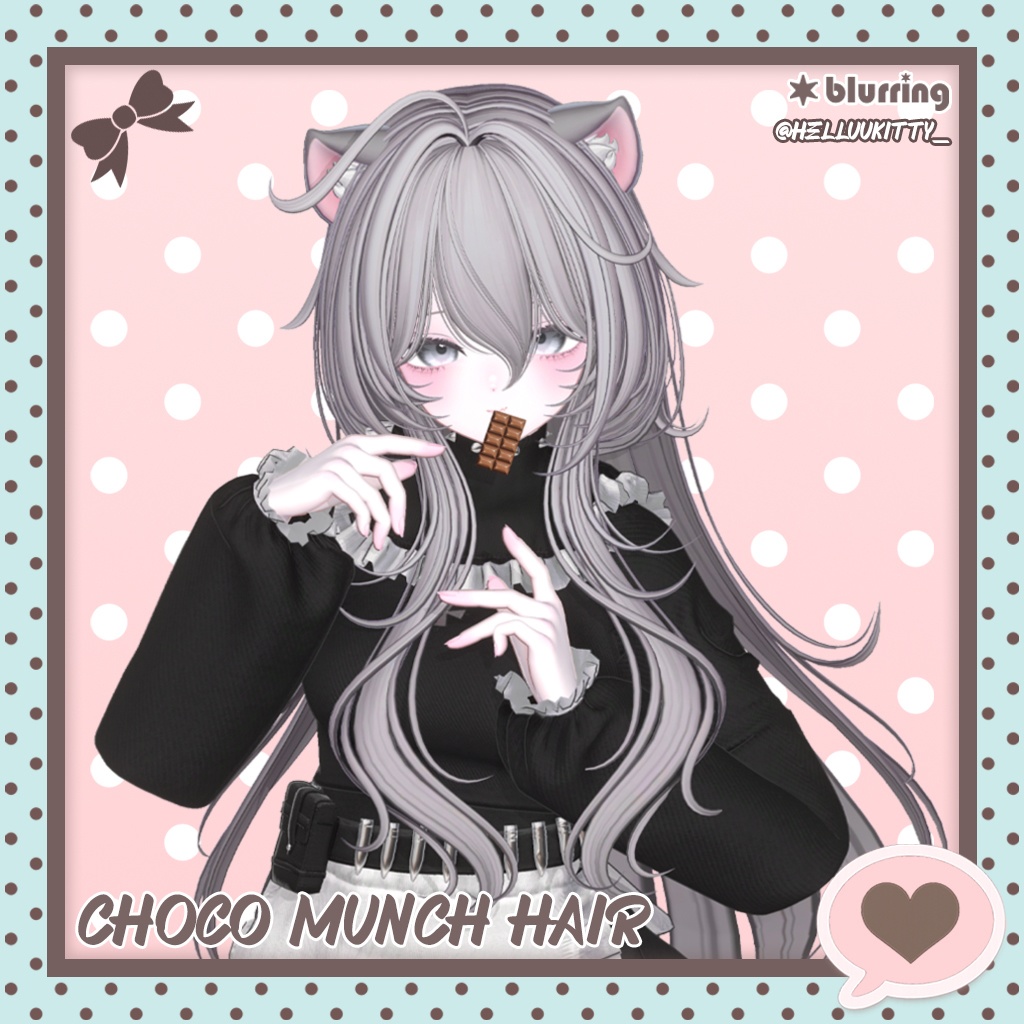 「VRC Hair」 CHOCO MUNCH 🍫₊˚⊹♡