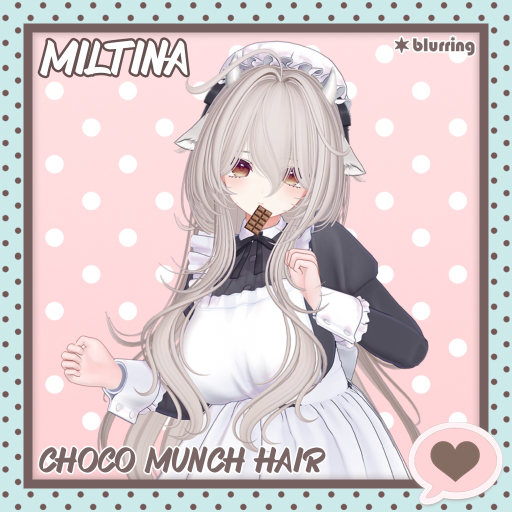 「VRC Hair」 CHOCO MUNCH 🍫₊˚⊹♡