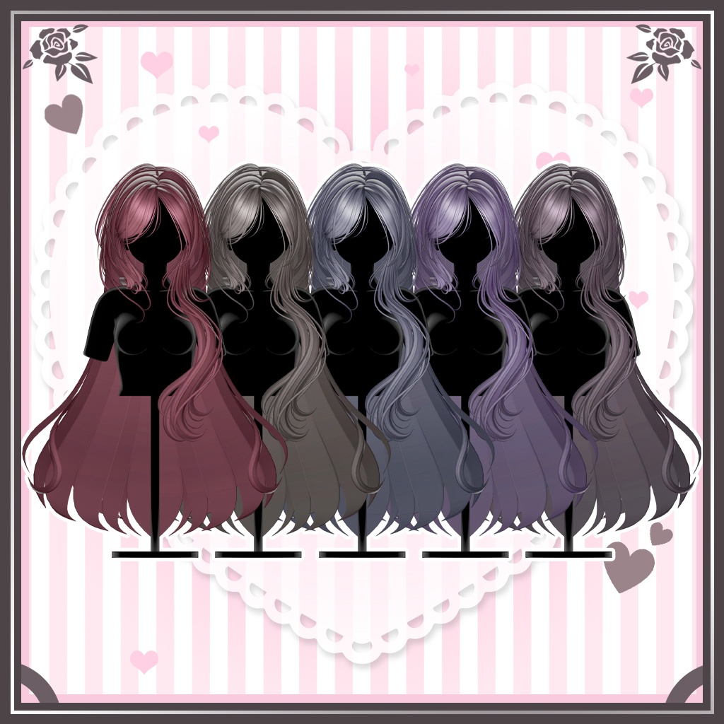 「VRC Hair」 Love chase Long Hair ➳♡