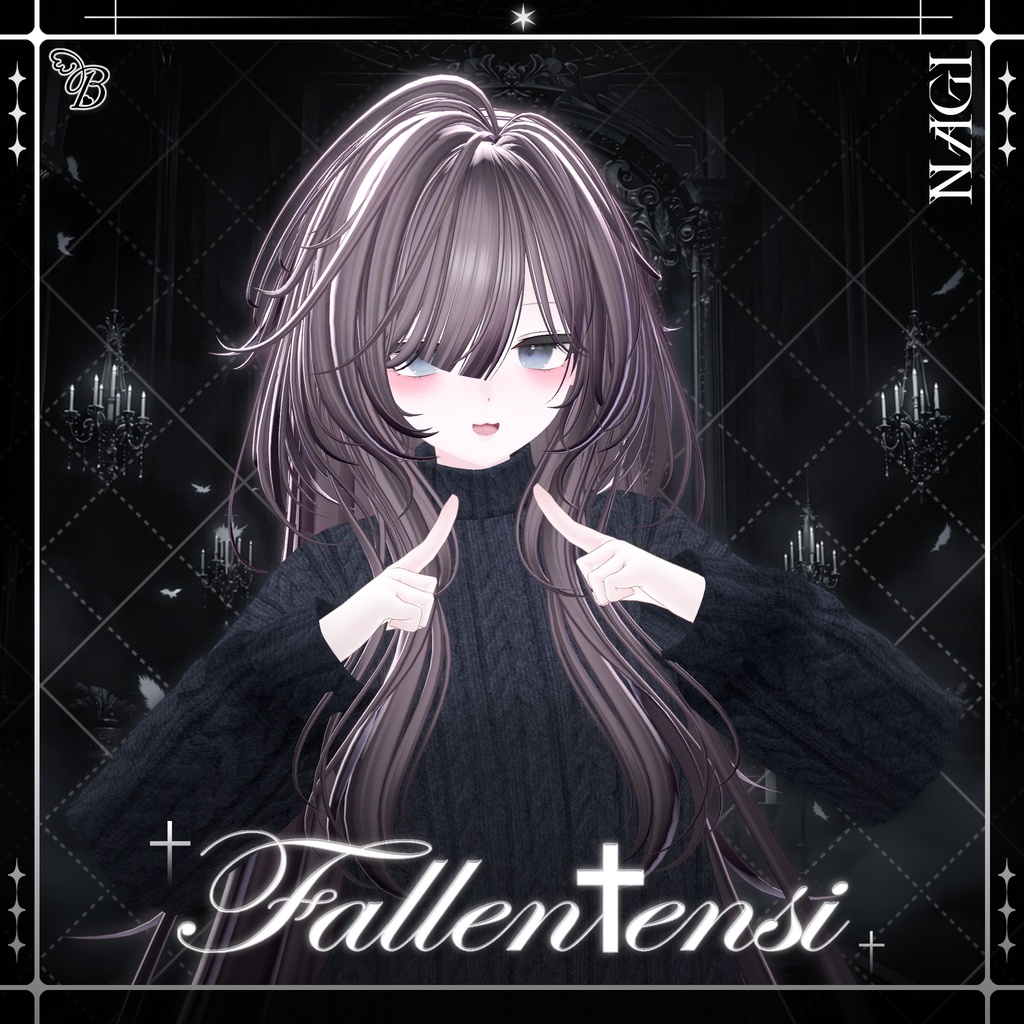 「VRC Hair」 Fallen Tensi Hair 𓆩♱𓆪
