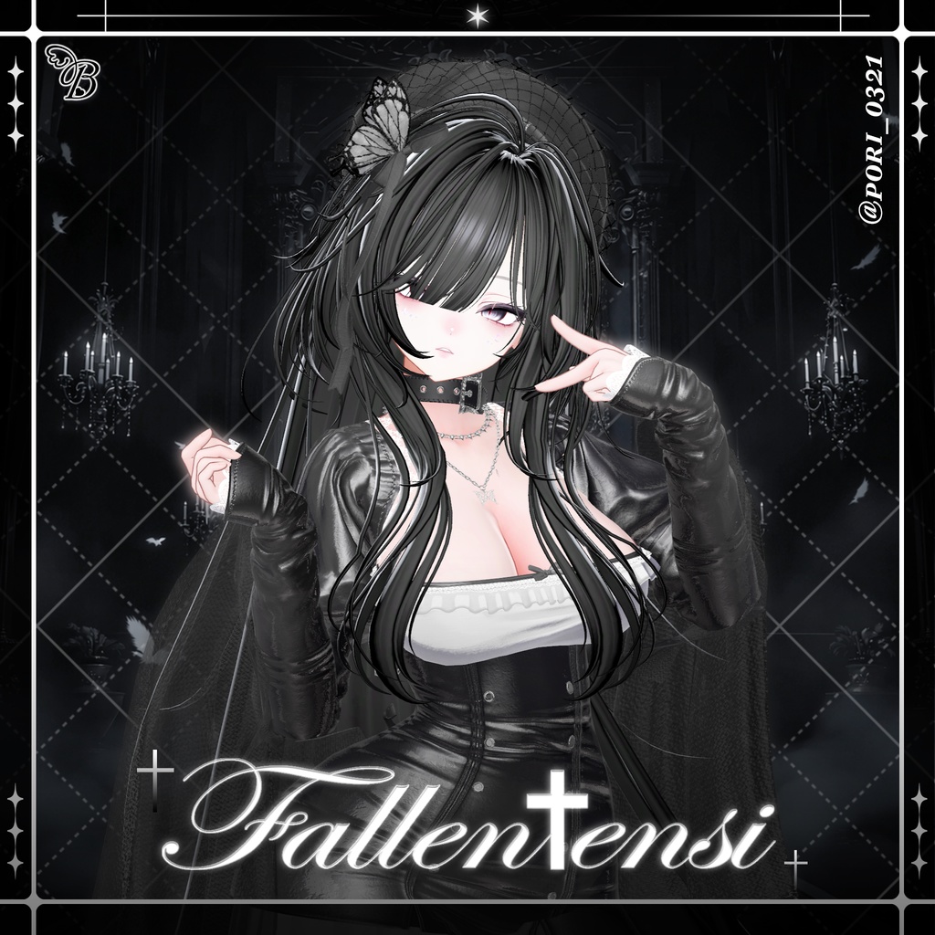 「VRC Hair」 Fallen Tensi Hair 𓆩♱𓆪