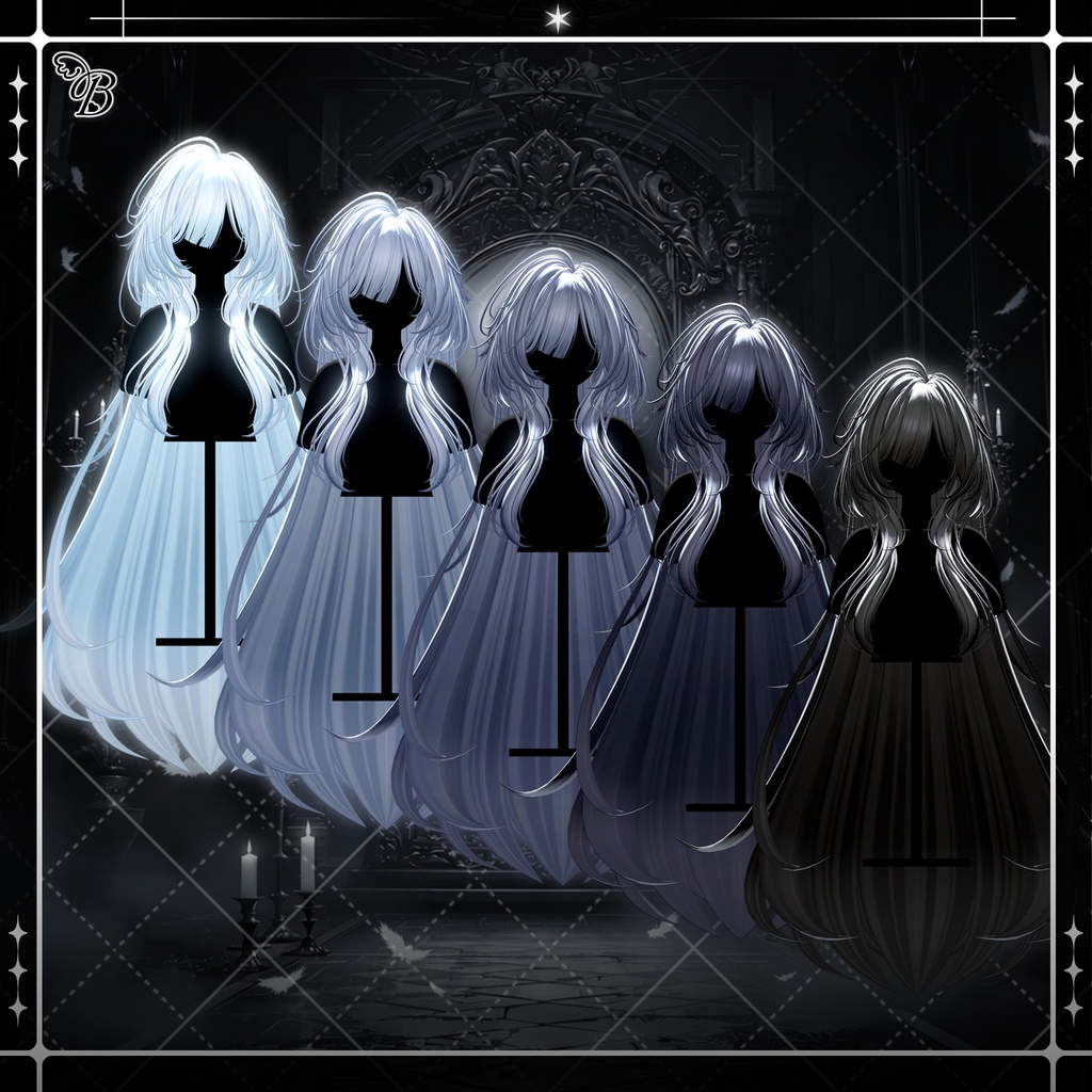 「VRC Hair」 Fallen Tensi Hair 𓆩♱𓆪