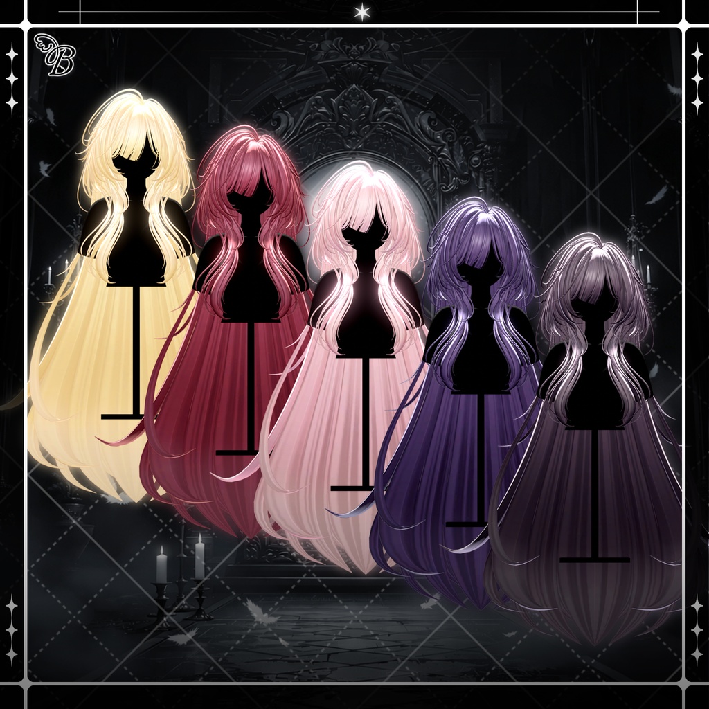 「VRC Hair」 Fallen Tensi Hair 𓆩♱𓆪