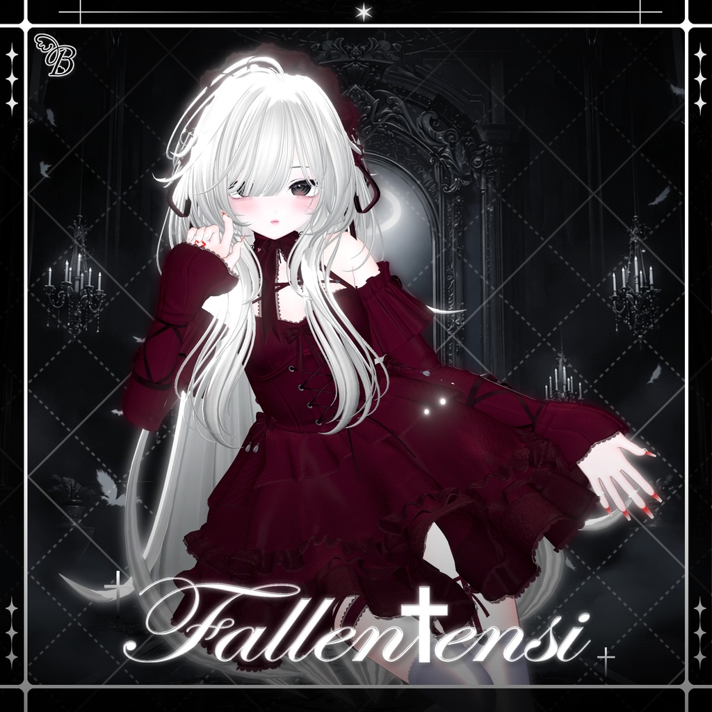 「VRC Hair」 Fallen Tensi Hair 𓆩♱𓆪