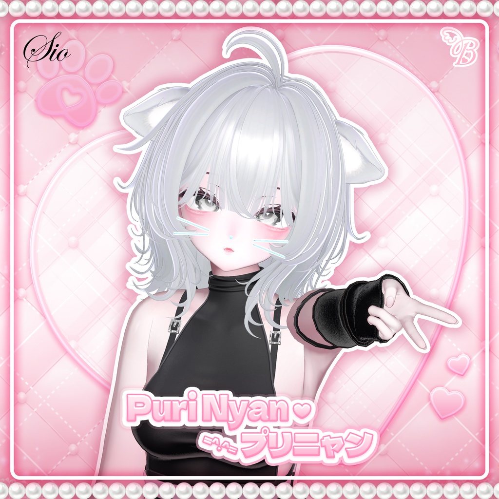 「VRC Hair」 Puri Nyan ♥ Hair =^.^=