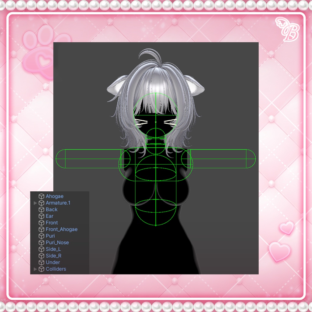 「VRC Hair」 Puri Nyan ♥ Hair =^.^=