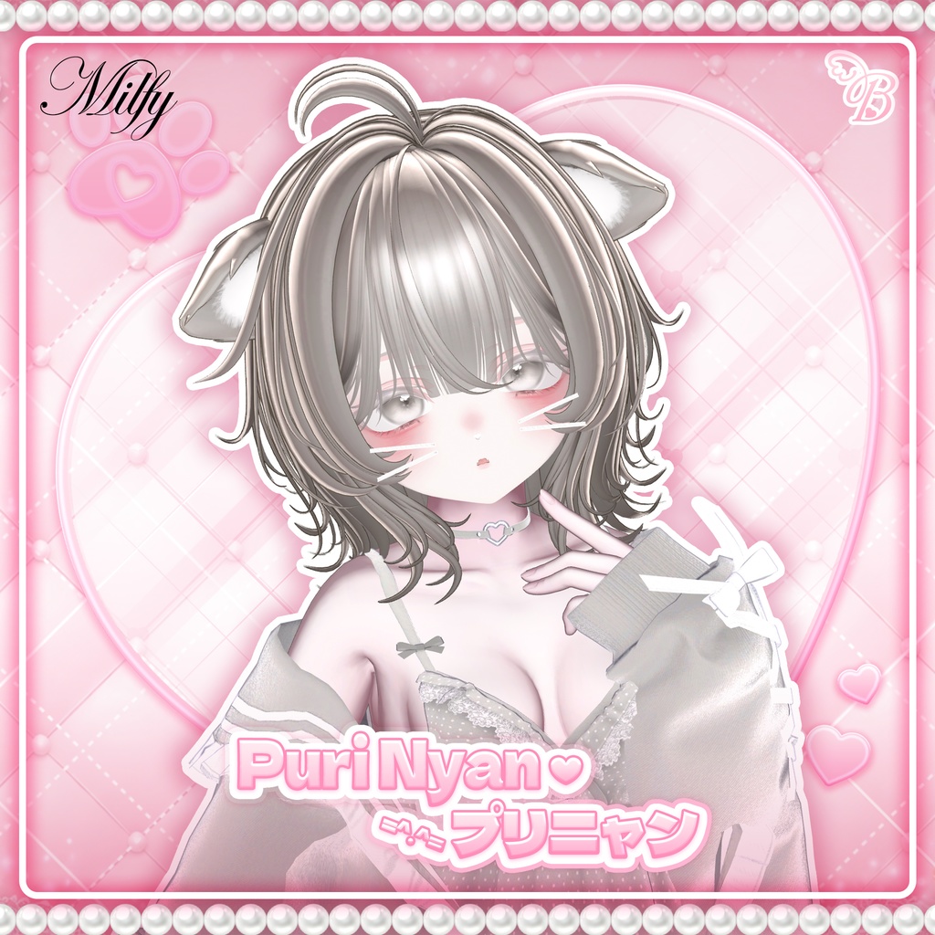 「VRC Hair」 Puri Nyan ♥ Hair =^.^=