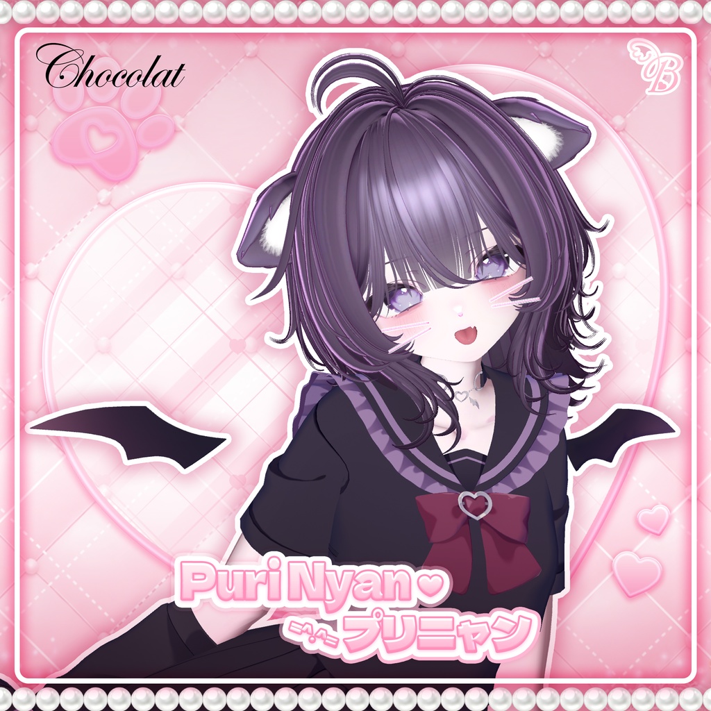 「VRC Hair」 Puri Nyan ♥ Hair =^.^=