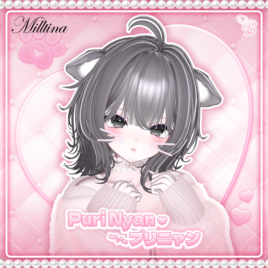 「VRC Hair」 Puri Nyan ♥ Hair =^.^=