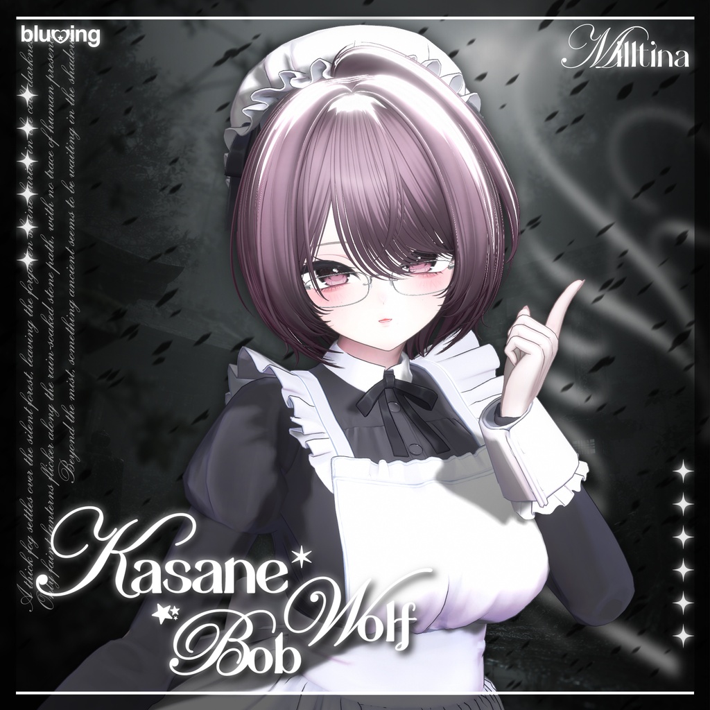 「VRC Hair」 Kasane Wolf Bob ──✦