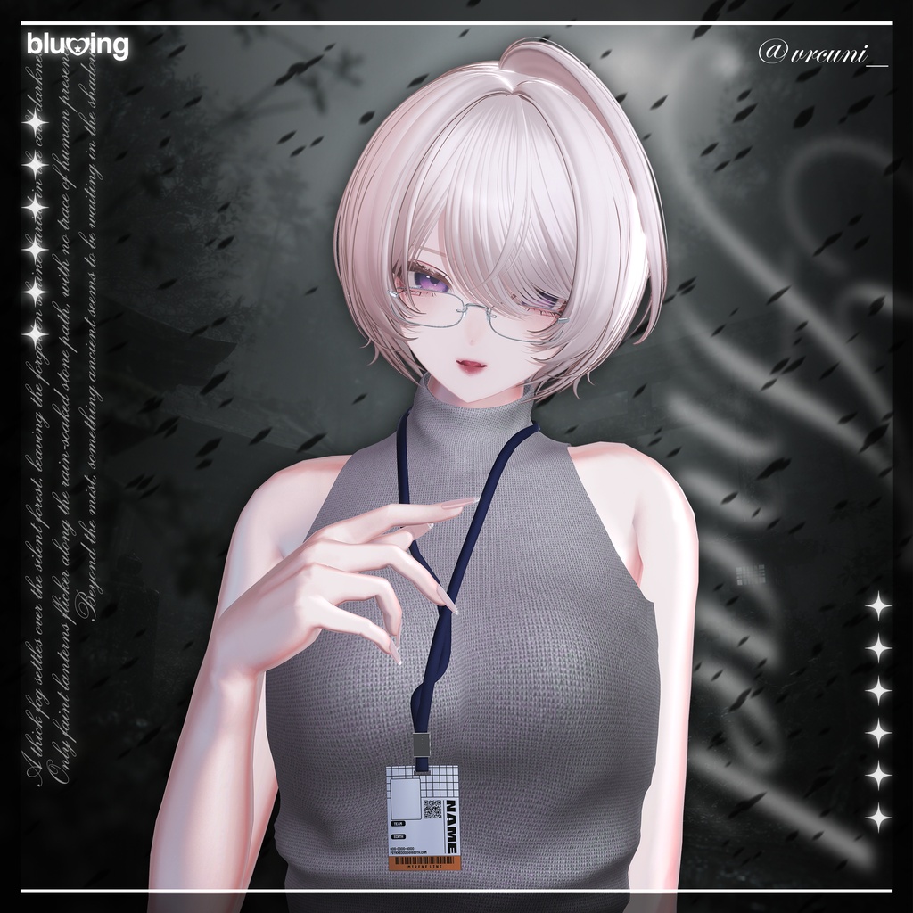 「VRC Hair」 Kasane Wolf Bob ──✦