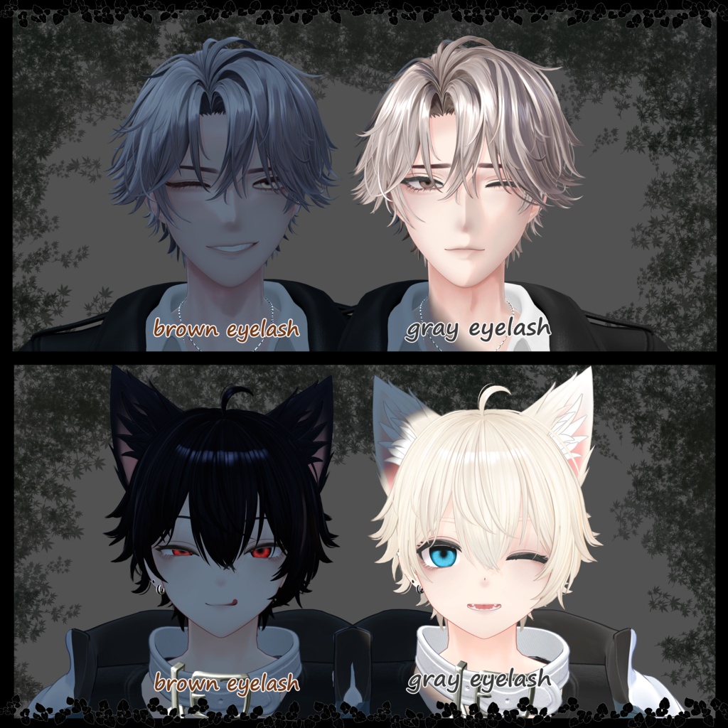 【彼方・悠莉対応】Lonely wolf eye&makeup texture