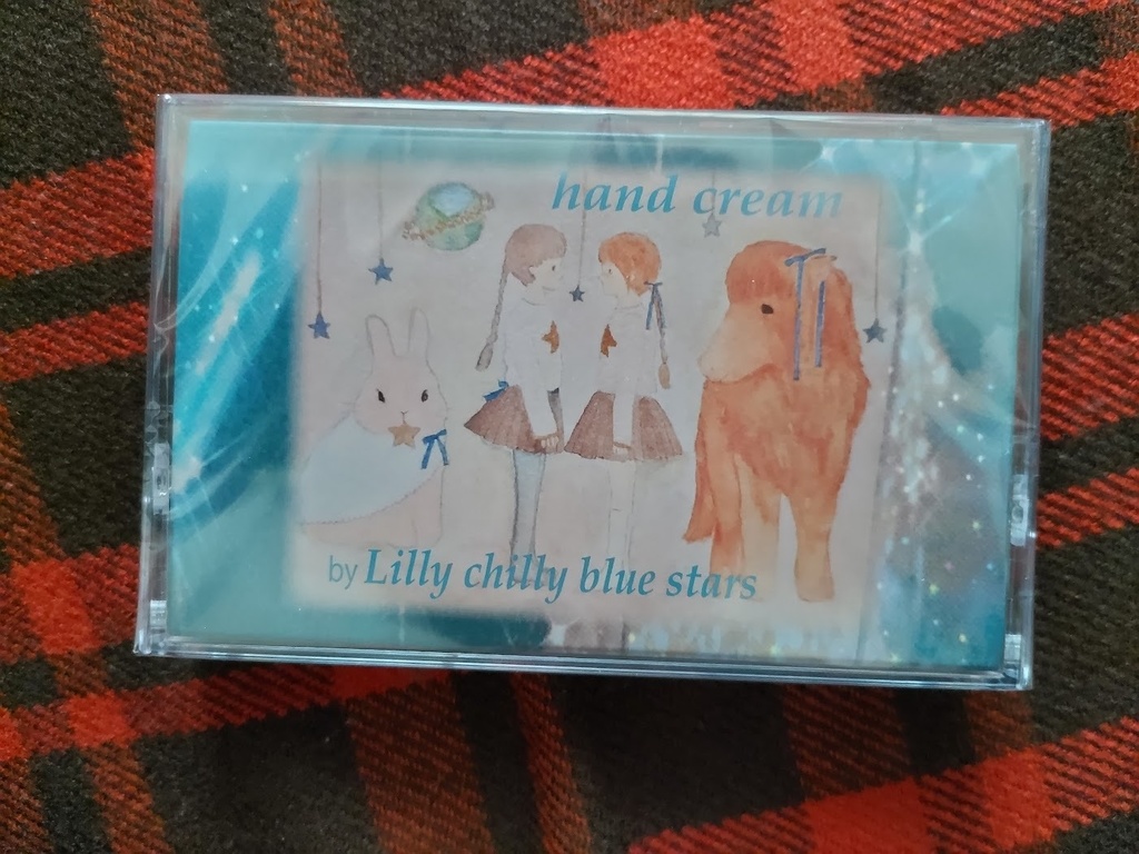 hand creams Lilly chilly blue starsの1stカセットテープミニアルバム