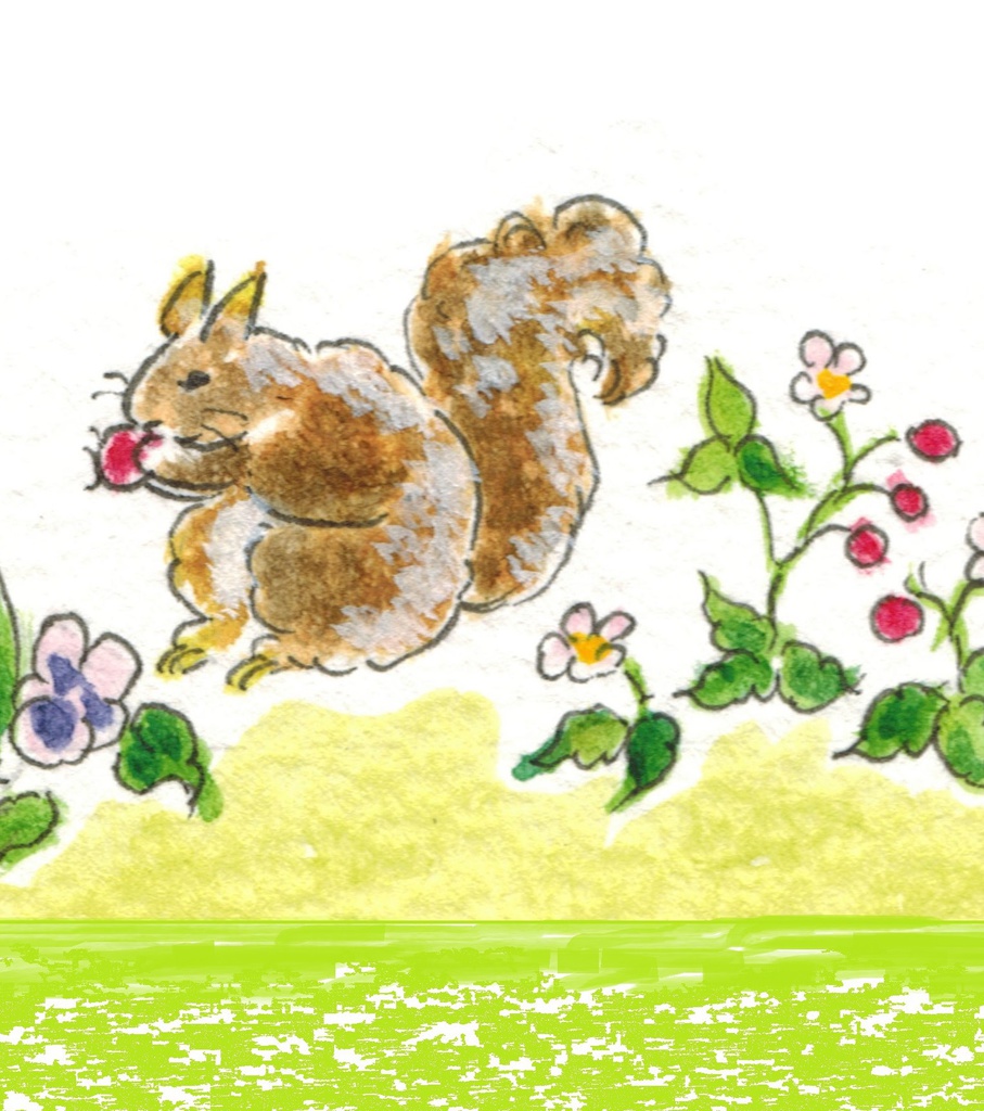 野原の動物たち by bramblehouse