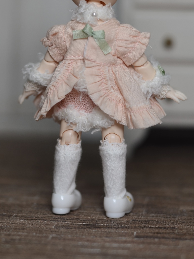 オビツ11サイズ【うさぎテディ&ドレスセット】