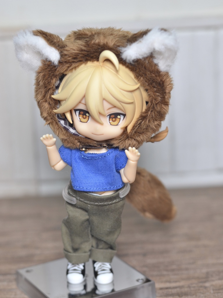 4〜5インチヘッド用【オオカミフード&しっぽセット】